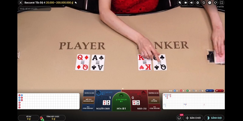 Game bài baccarat có rất nhiều người tham gia