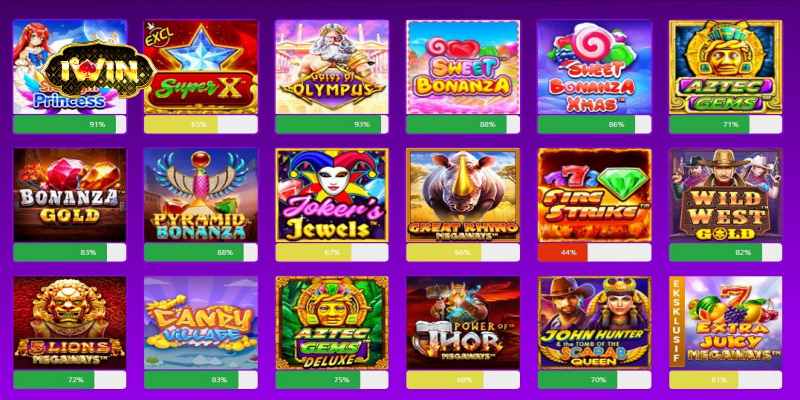 Kho game slot có rtp hấp dẫn