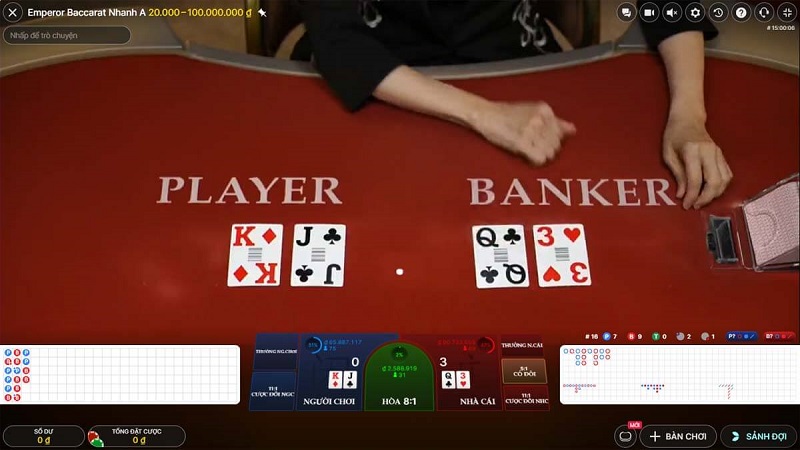 Luật lệ cùng giá trị các quân bài trong game Baccarat